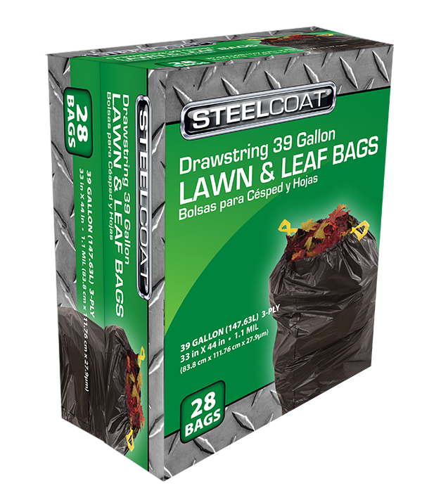 SteelCoat SteelCoat Black Contractor/Trash Bags 42 gallon 50ct